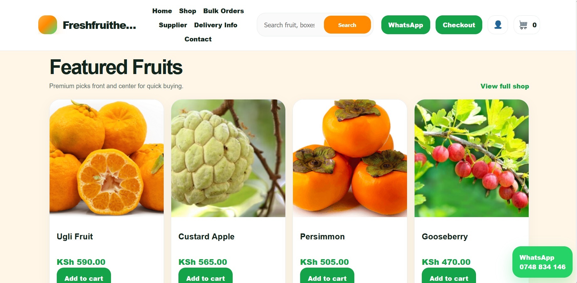 Fresh Fruit Heaven digital project
