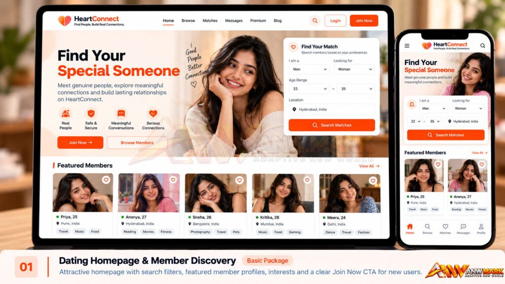 Dating Platform screenshot