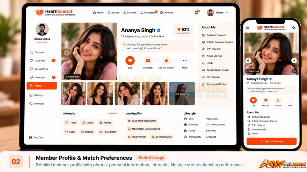 Dating Platform screenshot
