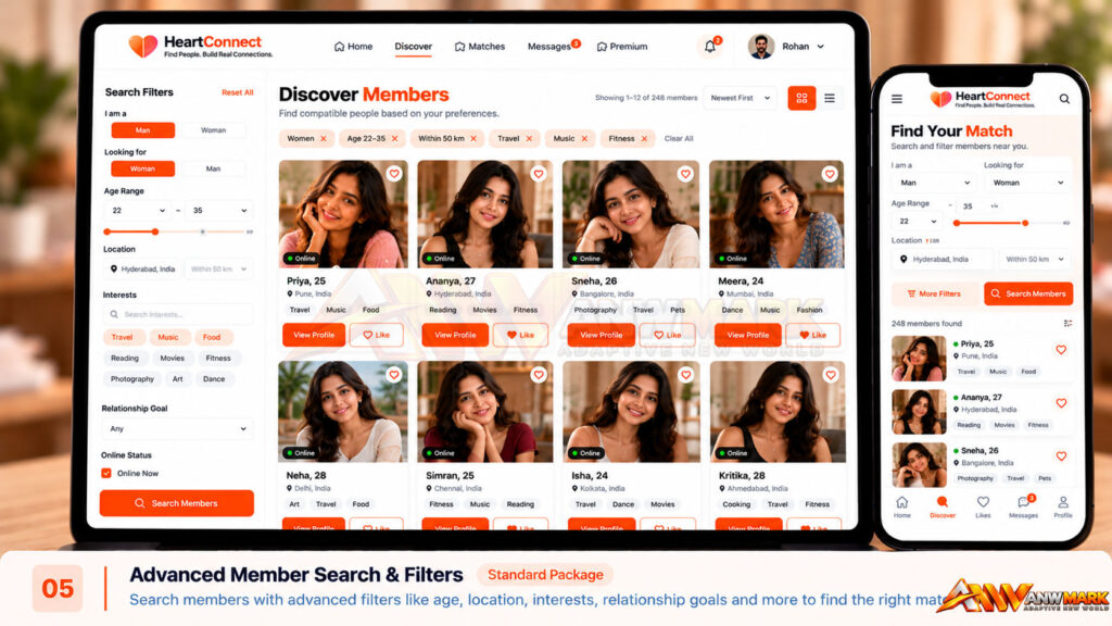Dating Platform screenshot