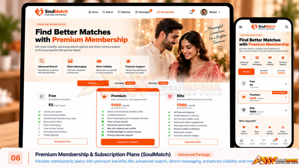 Matrimony screenshot