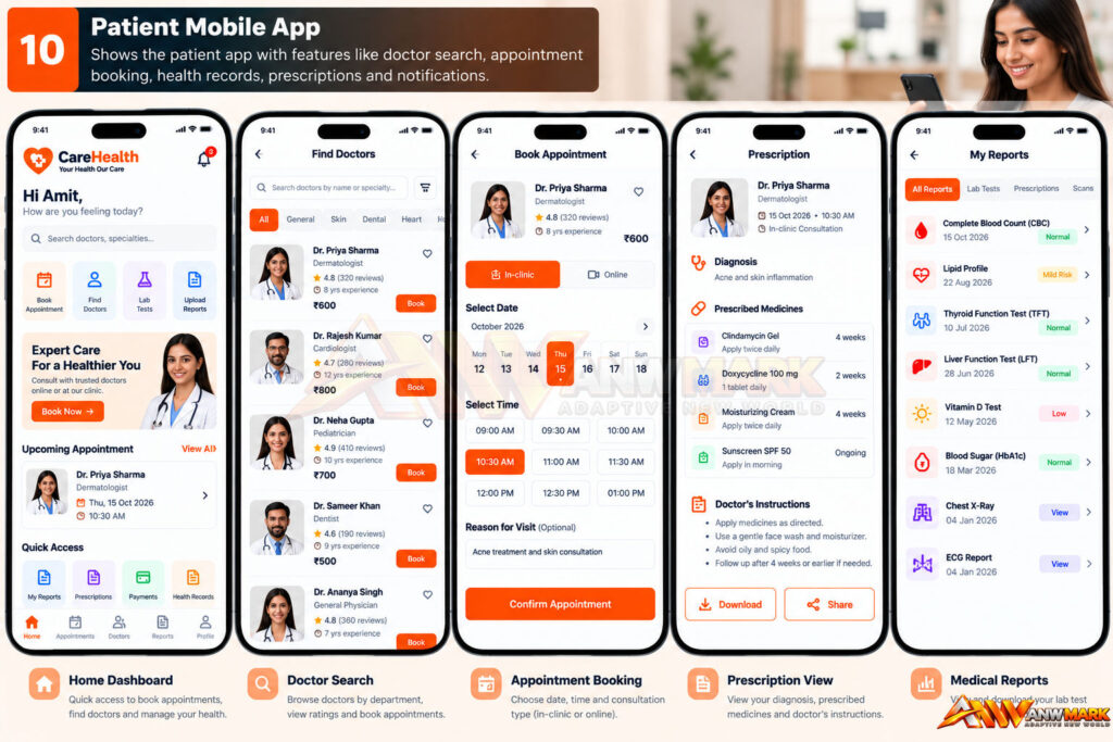 Doctor Appointment & Healthcare screenshot