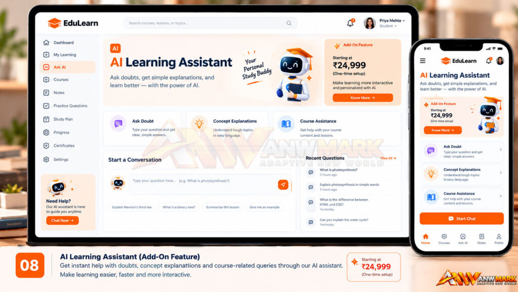 E-Learning screenshot