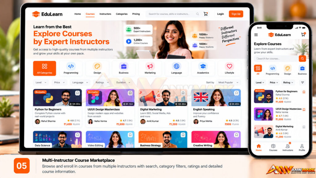 E-Learning screenshot