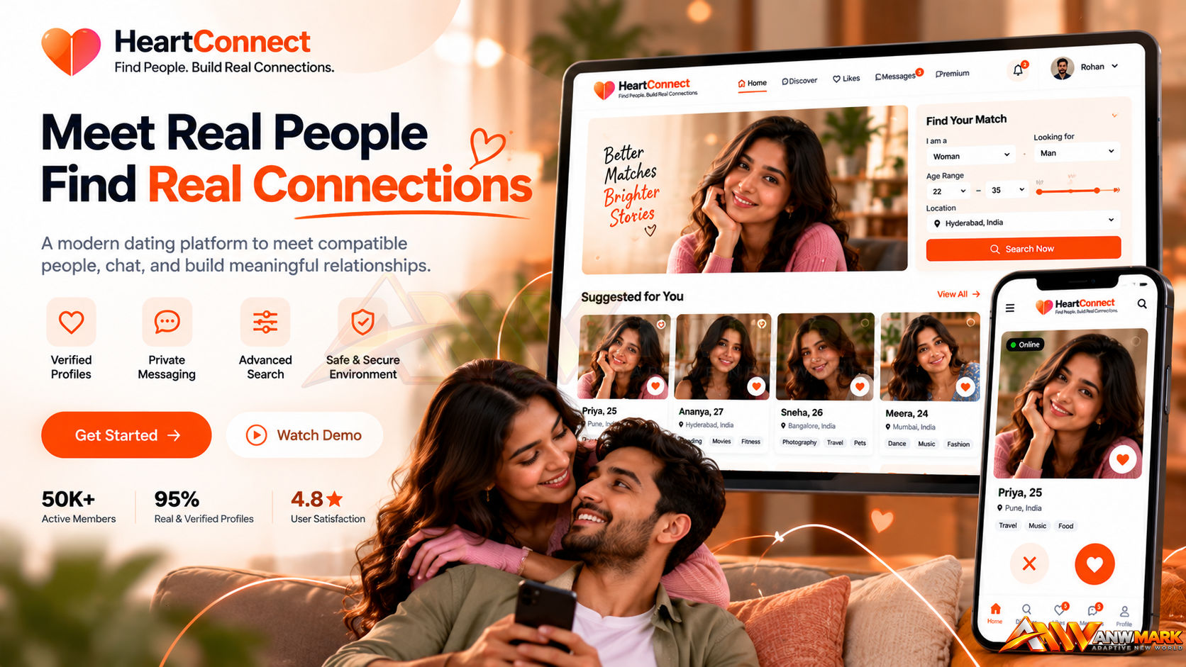 Dating Platform — ANW Mark Solution